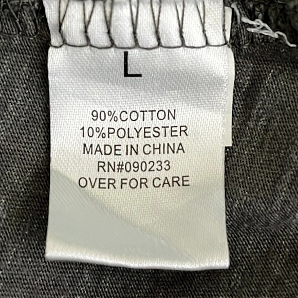 Pacsun Longer Fit Short Sleeve Distressed Hem T Shirt in Gray - Size Large - Picture 6 of 7